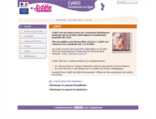 Tablet Screenshot of cybeo.adullact.net