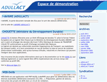 Tablet Screenshot of demos.adullact.org